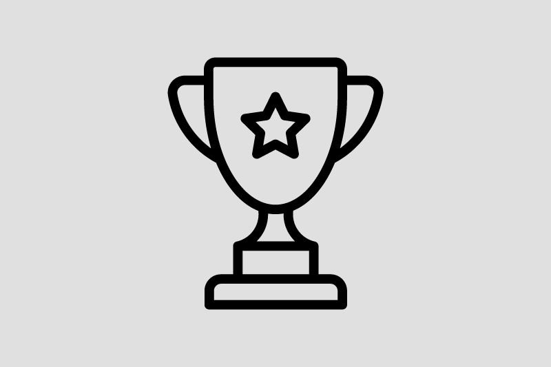 Award grey icon