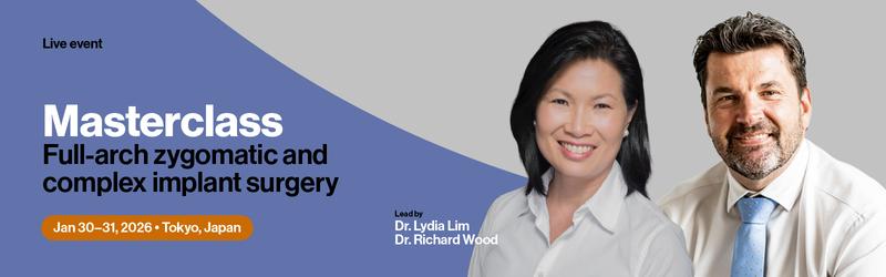 Banner for the Masterclass for oral maxilofacial surgeons